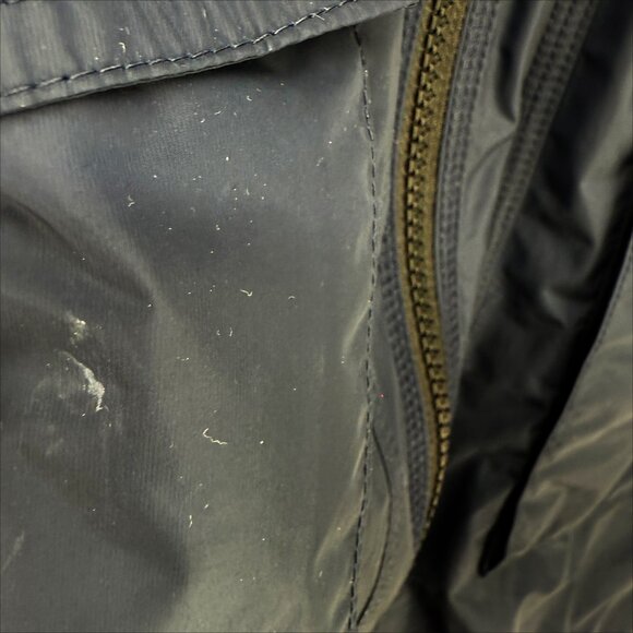 SOLD Athleta Overcloud Jacket Womens Navy Hood Nylon-Size S-Zip Front Pocket - Picture 3 of 9